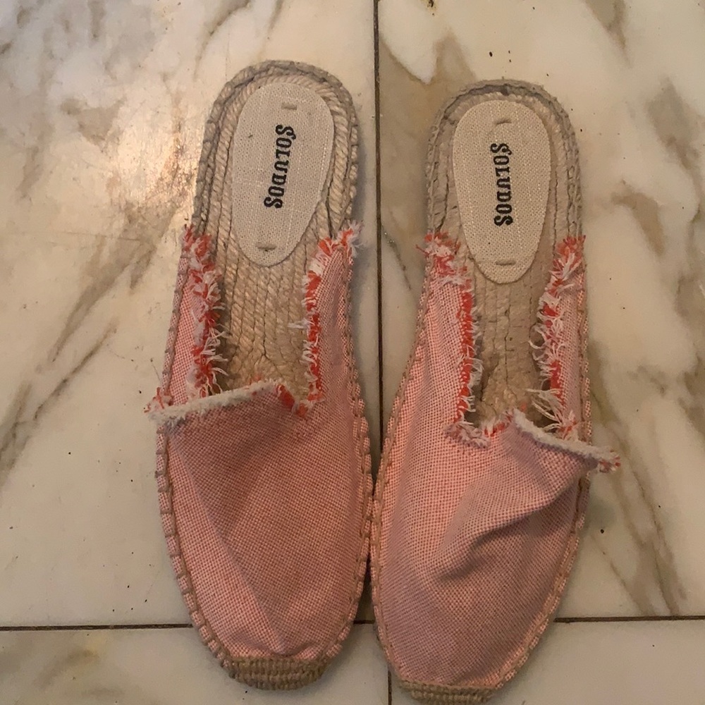 Frayed Espadrille Mule